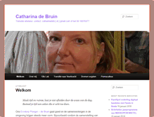 Tablet Screenshot of catharinadebruin.nl
